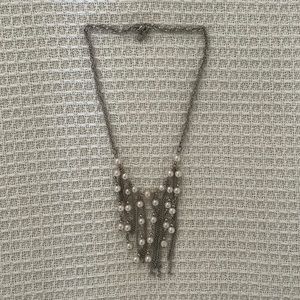 Pearly Fringe Necklace